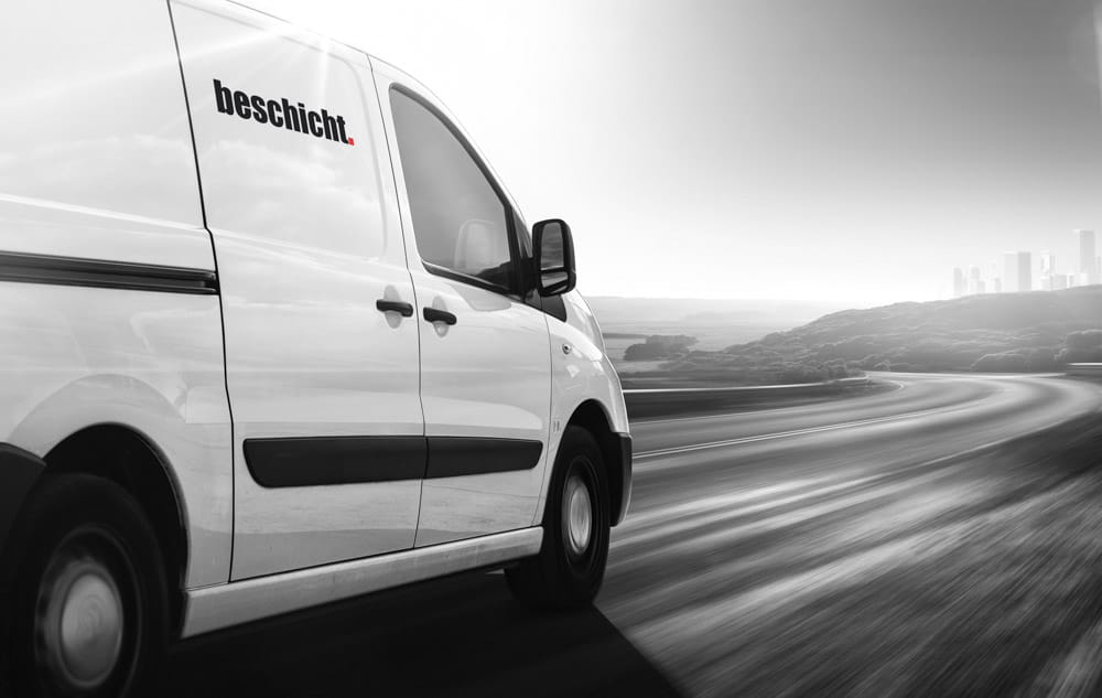 Service Truck vor Ort